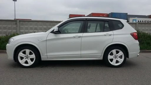 Дефлекторы окон (ветровики) BMW X3 (F25) 2010"EuroStandard"(БМВ Ф25) Кобра Тюнинг