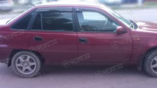 Дефлекторы окон (ветровики) Daewoo Nexia Sd 1995; 2008 (Дэу Нексия) Кобра Тюнинг